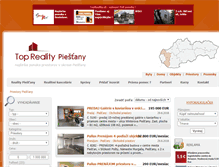 Tablet Screenshot of priestory.reality-piestany.eu